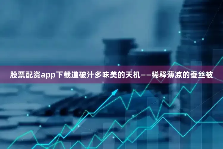 股票配资app下载道破汁多味美的天机——稀释薄凉的蚕丝被